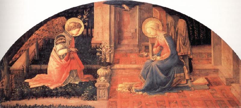 Fra Filippo Lippi The Annunciation oil painting image